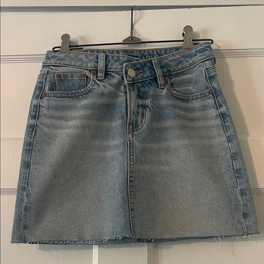 American Eagle Denim Mini Skirt